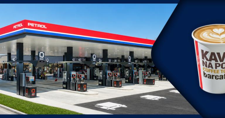 Специална оферта за уикенда: плати с Visa на бензиностанциите Petrol по магистралите в Словения и получи безплатно кафе.